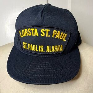 Vintage 80s US Navy Lorsta St Paul Alaska Northstar Adjustable Cap